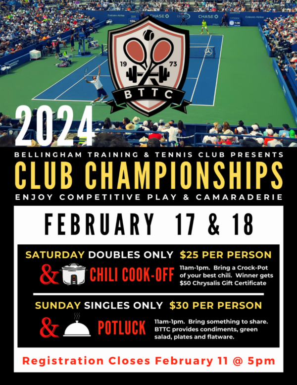 2024 Club Championships Bellingham Training & Tennis